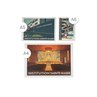 Lot de 7 cartes de l'ISM (A5 ou A6)